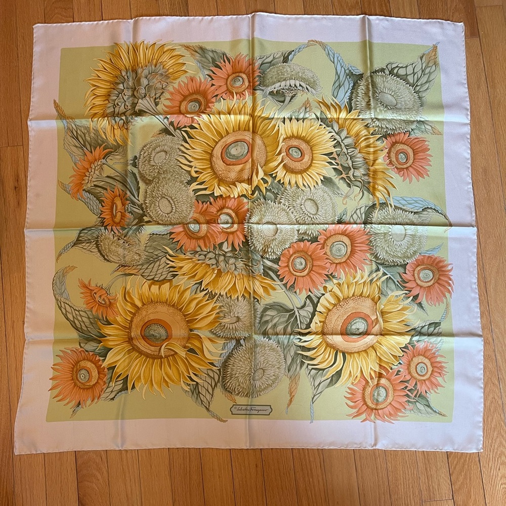Genuine Salvatore Sunflower Scarf